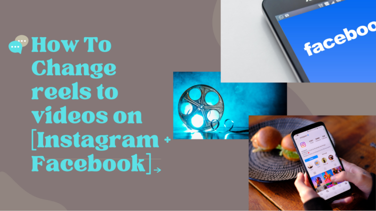 How to change reels to videos on [Instagram + Facebook]